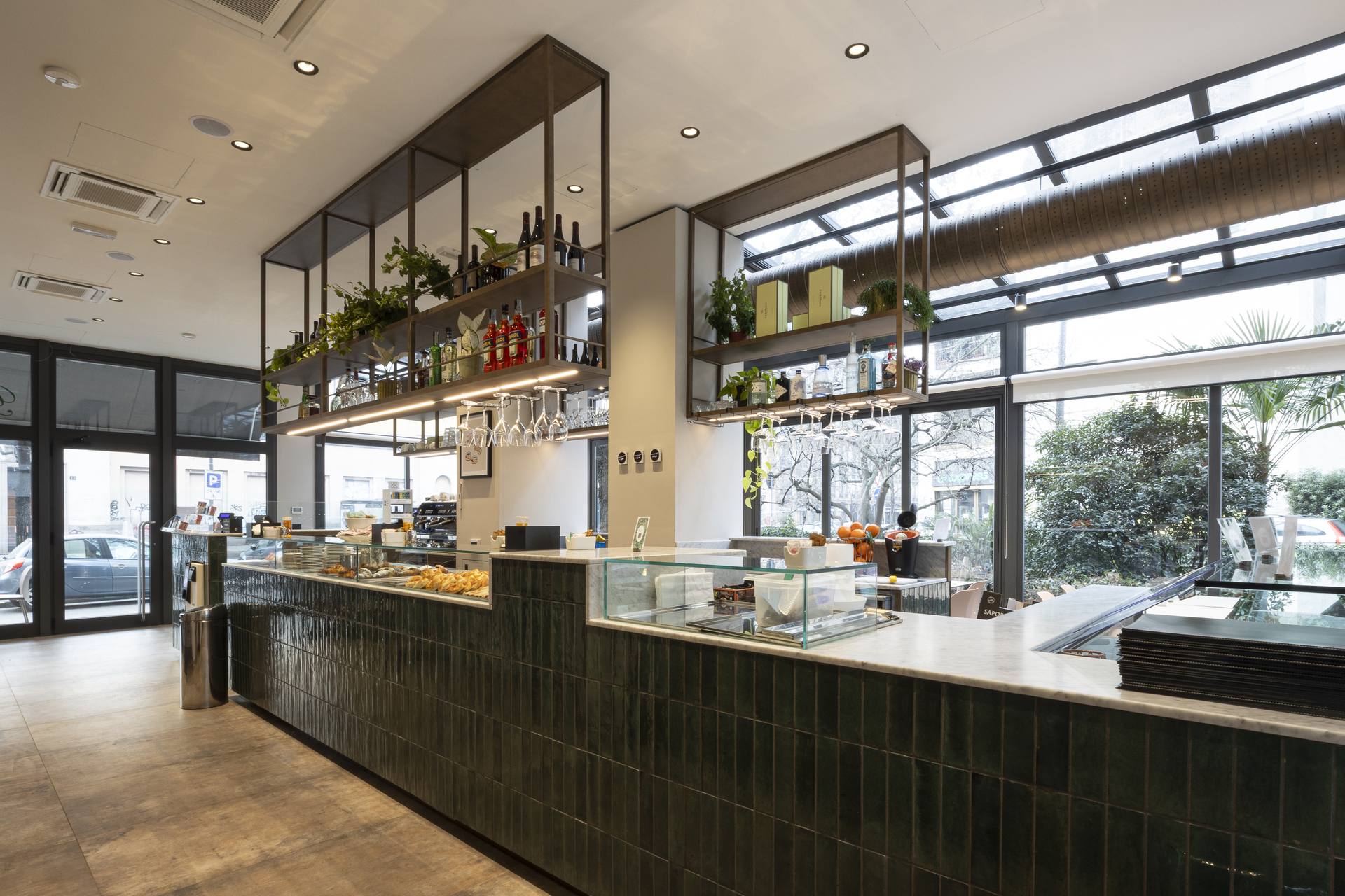 Il banco del Caffè Giardino